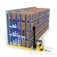 Schieben Sie die Regale mit schwerer Pallet -Racking zurück